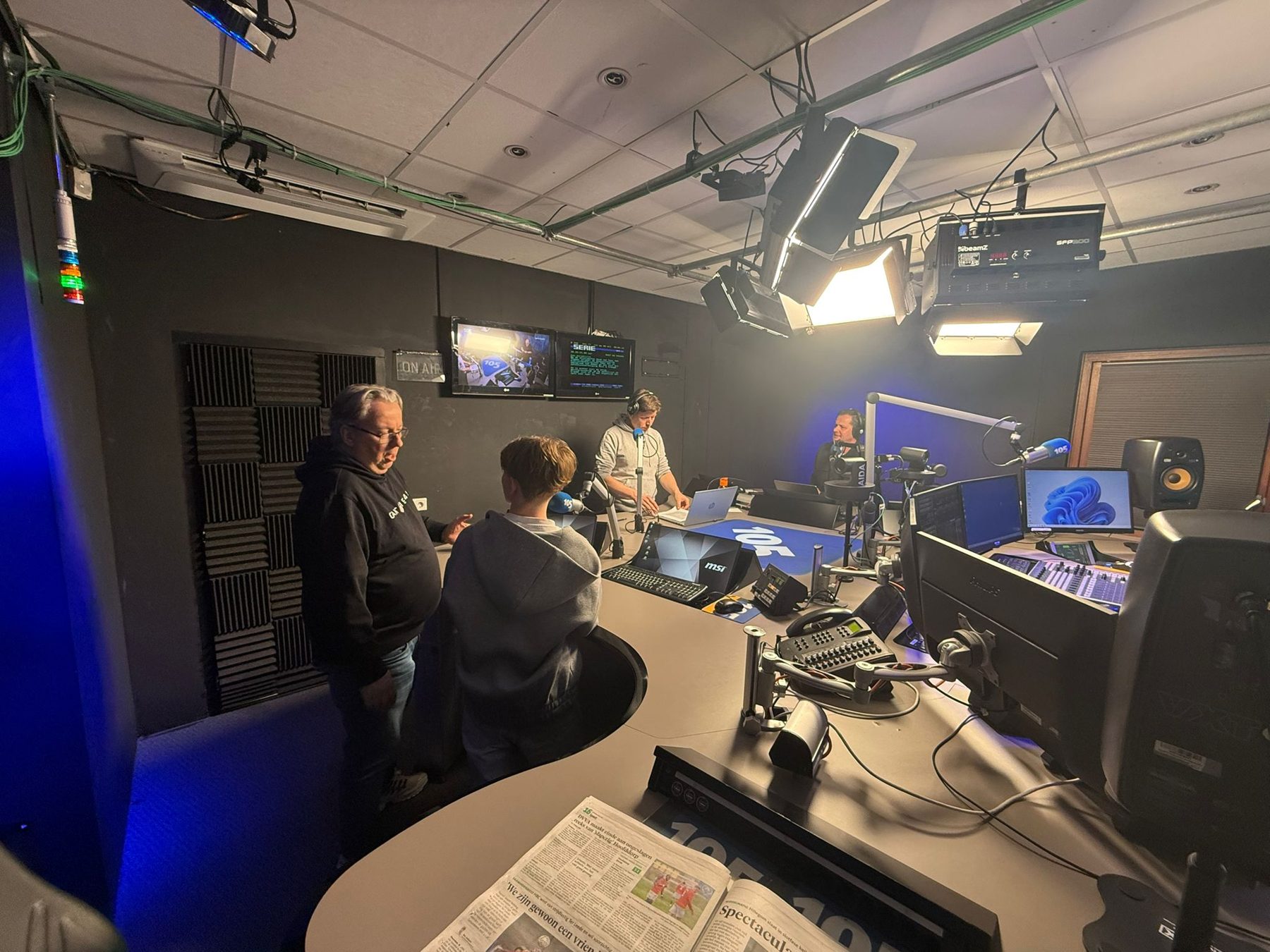 Interview bij Radio Haarlem 105